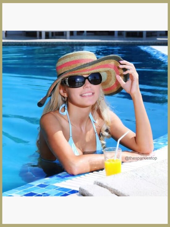 Polarized Sunglasses with Rhinestone Wrap Around Frame UV400 Protection